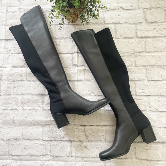Stuart Weitzman BRAND NEW IN BOX City Block Boot - leather, size 10 40.5 boots - Picture 5 of 11